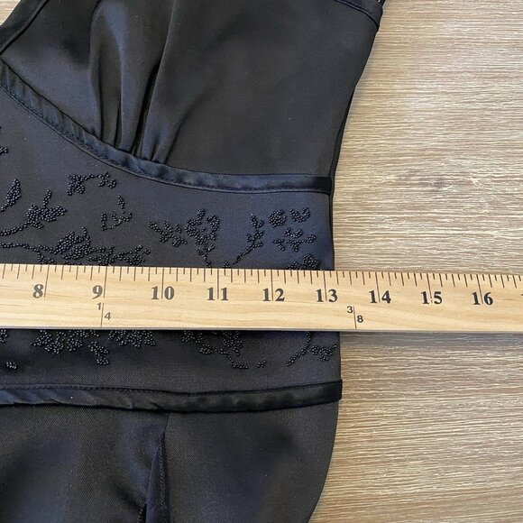 CDC Signature Collection Dress Black Sz 5 Babydoll Halter Ruffle Whimsigoth Prom - Picture 16 of 16